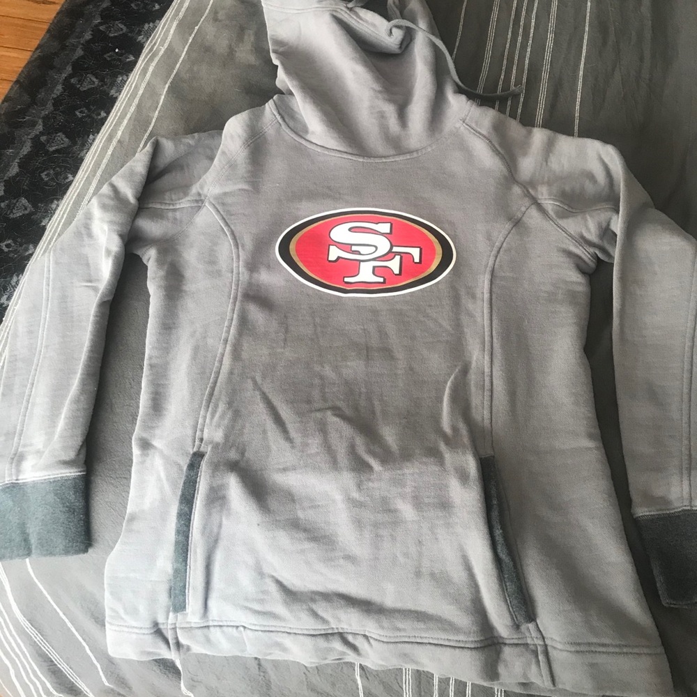 San Francisco 49ers funnel neck hoodie